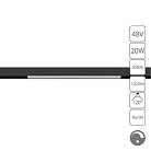 Трековый светильник Arte Lamp A4683PL-1BK LINEA