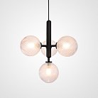 Подвесной Светильник Raffin 4 Transparent Black ImperiumLoft 177908-26