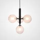 Подвесной Светильник Raffin 4 Transparent Black ImperiumLoft 177908-26