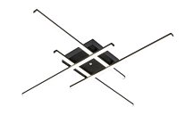 Потолочная люстра Arte Lamp A2015PL-90BK ALFIRK