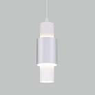 Подвесной светильник Eurosvet 50204/1 LED белый/матовое серебро a051716 Bento