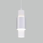 Подвесной светильник Eurosvet 50204/1 LED белый/матовое серебро a051716 Bento