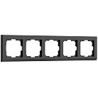 Рамка на 5 постов Werkel W0051808 (черный) a050926 Stark