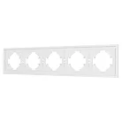Рамка пластиковая FRM-TENDO-PL-5-WH (Arlight, Белый) 053851
