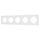 Рамка пластиковая FRM-TENDO-PL-5-WH (Arlight, Белый) 053851