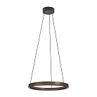 Светодиодный подвес 2X25W(LED), d550, 2200-6500K, 4800lm, алюминий, сталь, черный, коричневый Eglo 390451 TRABUCO