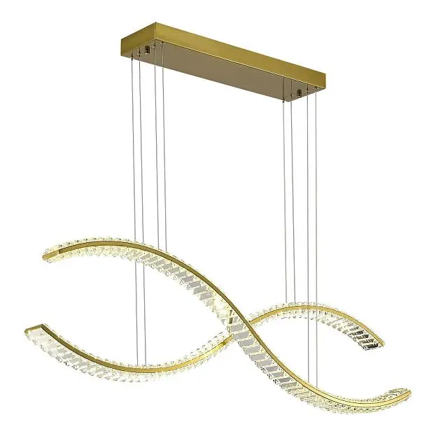 Светильник подвесной Латунь/Прозрачный LED 1*50W 3000K ST-Luce SL6206.303.50 ACENO Светильник подвесной Латунь/Прозрачный LED 1*50W 3000K ST-Luce SL6206.303.50 ACENO