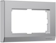 Рамка для двойной розетки Werkel W0081806 (серебряный) a050909