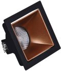 Точечный светильник Reluce 16086-9.0-001PT MR16 BK+ROSE GD