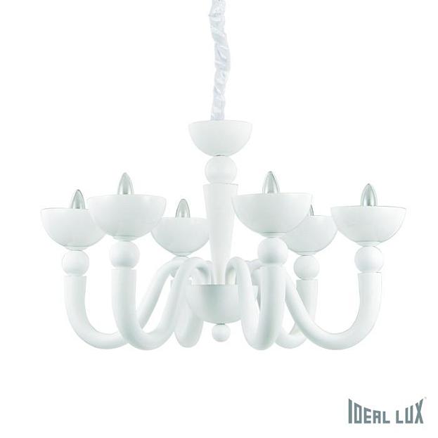 Подвесная люстра Ideal Lux 093994 BON BON SP6 BIANCO