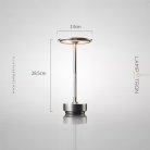 Настольная лампа ROBBI Цвет: Серебро (Матовый хром) Lampatron 8165-22356