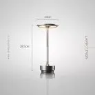 Настольная лампа ROBBI Цвет: Серебро (Матовый хром) Lampatron 8165-22356