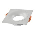 Св-к встр. Белый GU10 1*50W IP44 L100xW100xH40 -V Без ламп Встраиваемые светильники ST Luce ST259.508.01