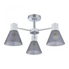 Люстра потолочная с плафонами Arte Milano 322408/3 CR+WH Amalfi Napoli