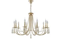 Люстра Crystal Lux VICTORIA SP10 GOLD/AMBER 3340/310