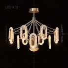 Люстра KEZIA CH 12 ламп Lampatron 5542-14335