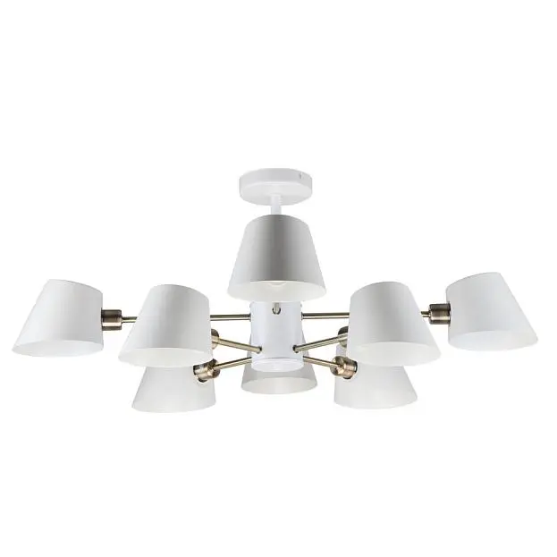 Потолочная люстра Imex MD.9130-8-S WH+AB Потолочная люстра Imex MD.9130-8-S WH+AB