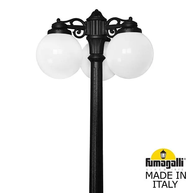 Садово-парковый фонарь FUMAGALLI GIGI BISSO/G250 3L DN. G25.156.S30.AYE27DN Черный