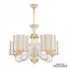 Люстра подвесная с плафонами 303387/5 Wh/Gd Arte Milano Florentia