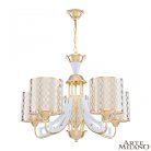 Люстра подвесная с плафонами 303387/5 Wh/Gd Arte Milano Florentia