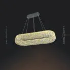 Реечный, рядный светильник ACHILLES LONG Размер M. Цвет Хром Lampatron 7390-20401