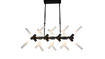 Подвесной светильник Lumina Deco LDP 6036-16 BK Alford
