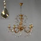 Подвесная люстра Ambiente 8888/5 AB Honey Leaf