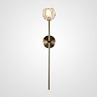 Бра Boule De Cristal Long Sconce Brass 185376-22 ImperiumLoft