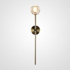 Бра Boule De Cristal Long Sconce Brass 185376-22 ImperiumLoft