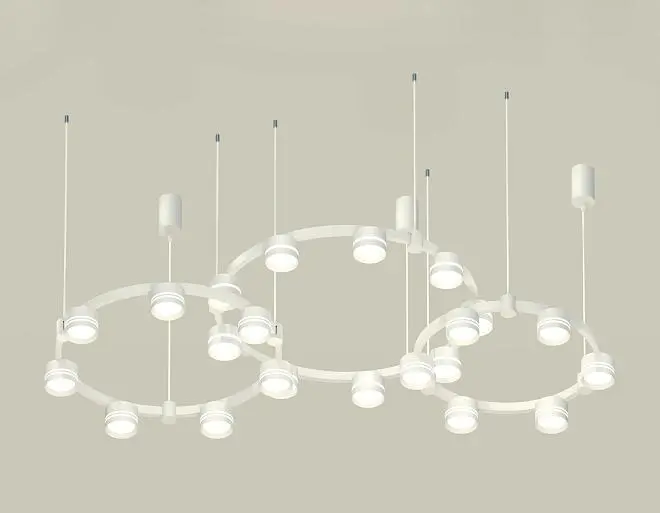 Комплект подвесного светильника Techno Ring с акрилом Ambrella light XR92082210/22 Комплект подвесного светильника Techno Ring с акрилом Ambrella light XR92082210/22