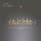 Кольцевые люстры и светильники GLORIOLE RING Тип A. 56 ламп Lampatron gloriole-ring-a-56 9121-25961