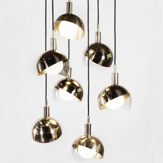 Подвесной светильник Half Closed Balls ImperiumLoft 123621-22 40.2365-0