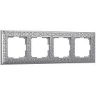 Рамка на 4 поста Werkel WL07-Frame-04 (матовый хром) a046428 Antik