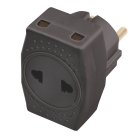 Разветвитель сетевой 3-местный компактный б/з STEKKER 39295 ADP10-16-20, 250V, 10A, черный