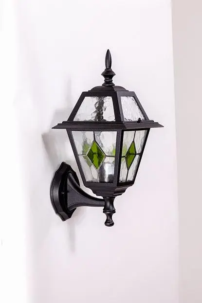 Настенный фонарь уличный Oasis Light 91101/04 lgG Bl FARO lead GLASS