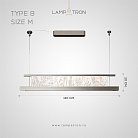 Реечный, рядный светильник ATARI NUOVO L Тип B. Размер M Lampatron atari-nuovo-l-b-m 9082-25878