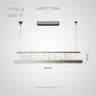 Реечный, рядный светильник ATARI NUOVO L Тип B. Размер M Lampatron atari-nuovo-l-b-m 9082-25878