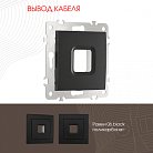Вывод кабеля Arte Milano 206.49-1.black am