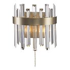 Бра хрустальное с выключателем Шампань Citilux CL301422 Лаура