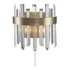 Бра хрустальное с выключателем Шампань Citilux CL301422 Лаура