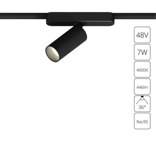 Магнитный трековый светильник Arte Lamp A6156PL-1BK RAPID Магнитный трековый светильник Arte Lamp A6156PL-1BK RAPID