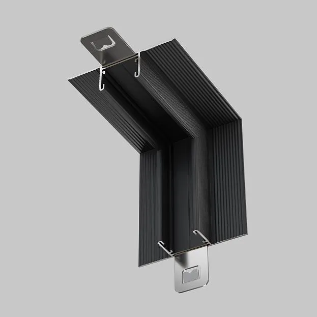 Коннектор угловой внутренний, встраиваемый черный Technical Maytoni TRA172ICL-12B Basity