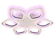 Потолочный светодиодный светильник с пультом Ambrella light FA4503 ACRYLICA