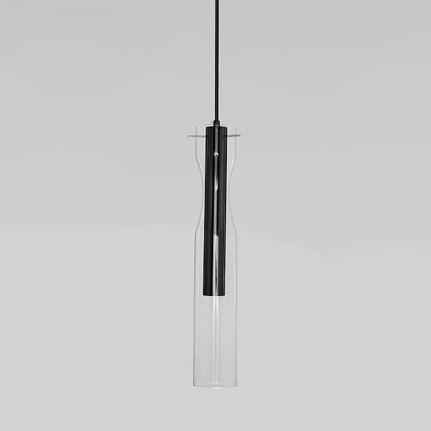 Подвесной светильник LED со стеклянным плафоном Eurosvet 50253/1 черный a063277 Подвесной светильник LED со стеклянным плафоном Eurosvet 50253/1 черный a063277