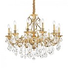 Подвесная люстра Ideal Lux 164960 GIOCONDA SP12 ORO