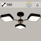 Потолочная люстра Reluce 03360-0.3-03 BK+FGD