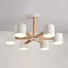 Люстра MALMO 6 плафонов. Цвет белый. Lampatron 534-2101