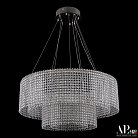 Люстра светодиодная хрустальная APL LED SH02.73.2D.A.Ni.4000 Sicilia