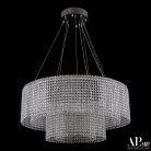 Люстра светодиодная хрустальная APL LED SH02.73.2D.A.Ni.4000 Sicilia