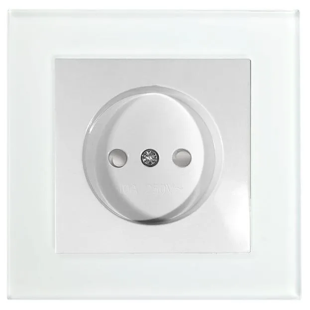Розетка 1-местная б/з 250В 10А с защитной шторкой серия Катрин белый Stekker 39166 GLS10-7009-01